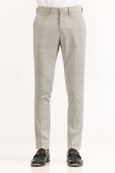 Silver Grey Basic Formal Trouser MN-TR-FM23-014