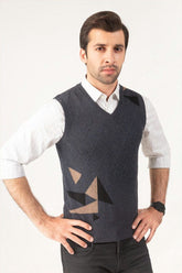 Black Sleeveless Fashion Sweater SL-SWT-FD-27-04