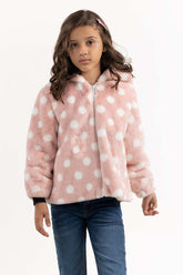 Toddler Girl Soft Pink Jacket 224-410-055