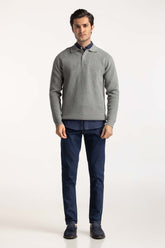 Sweater Knit Polo MN-PSW-WS24-002