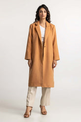 Tan WOOL JACKET Jacket WM-JKT-WS23-127