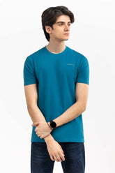 Teal Basic T-Shirt PK-CN-SIG-D17