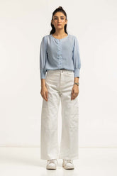 Textured Round Neck Blouse WM-CS-SS24-018