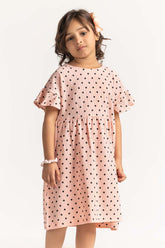 Textured Round Neck Dress TG-DRS-SS24-412