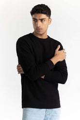 Textured Sweater 224-111-025 A