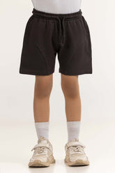 Toddler Boy Anthracite Basic Short TB-SHT-SS24-007