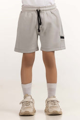 Toddler Boy Grey Basic Short TB-SHT-SS24-008
