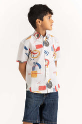 Toddler Boy Multi Printed Casual Shirt TB-CS-SS23-001