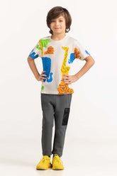 Toddler Boy White T-Shirt 231-513-016