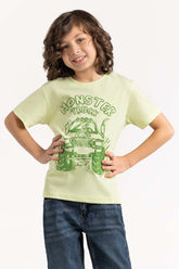 Toddler Boy Yellow T-Shirt 231-513-025