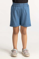 Toddler Girl Blue Short TG-TRC-SS24-311