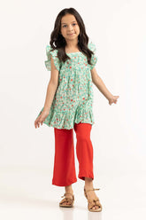 Toddler Girl Green Blouse 231-617-405