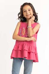 Toddler Girl Hot Pink Dress 231-614-006