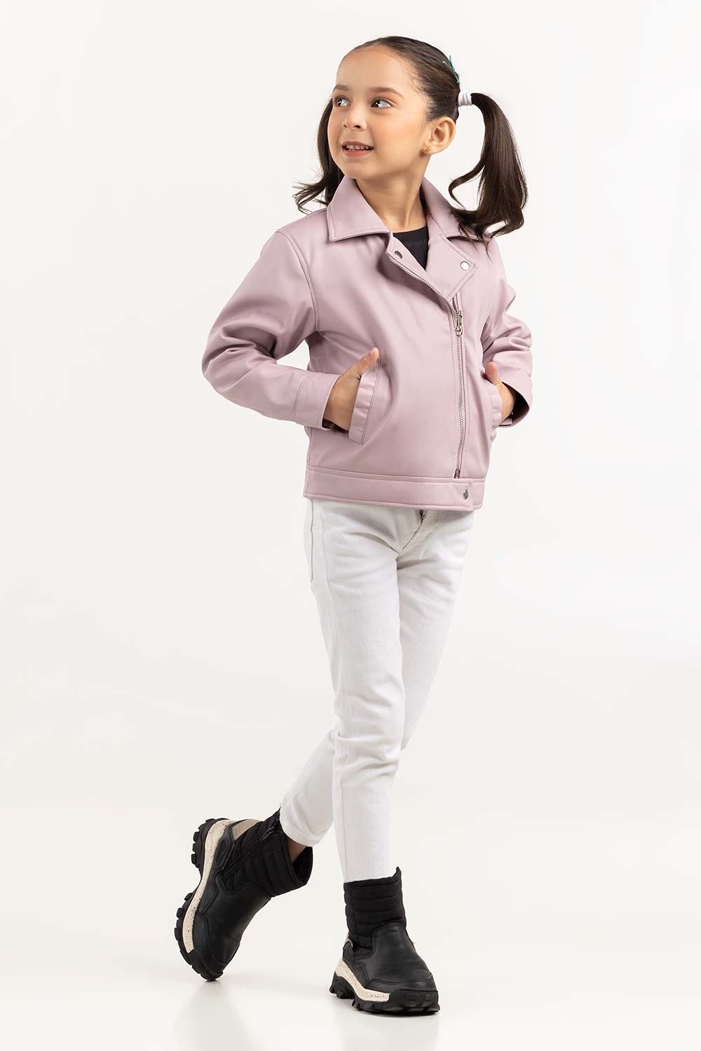 Toddler Girl Motorbike Pink Jacket 224-410-034