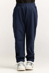 Toddler Girl Navy Blue Basic Trouser TG-TRKN-SS24-006