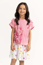 Toddler Girl Pink T-Shirt 231-613-017