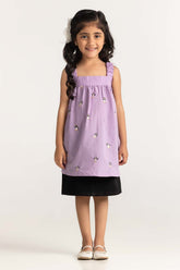 Toddler Girl Purple Dress TG-BLS-SS24-013