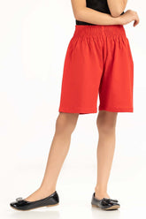 Toddler Girl Red Short 231-619-003