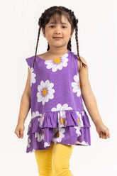 Toddler Girl Deep Lavender Dress 231-614-023