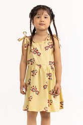 Toddler Girl Pastel Yellow Dress 231-614-016