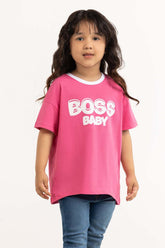 Toddler Girl Pink T-Shirt 231-613-002