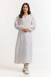 White Basic Dress WM-DRS-SS24-012