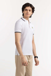 White Basic Polo PS-FPK23-075