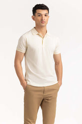 White Basic Polo PS-FSJ23-092