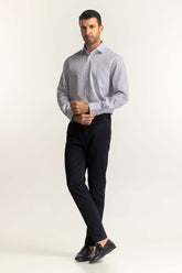 White Blue Checkered Formal Shirt MN-FS-YD24-059