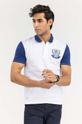 White Fashion Polo PS-FPK22-044