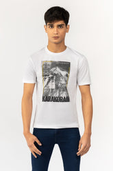 White Fashion T-Shirt JGP-URB-D241-02