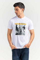 White Fashion T-shirt JGP-URB-D259-01