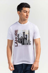 White Fashion T-shirt JGP-URB-D268-02