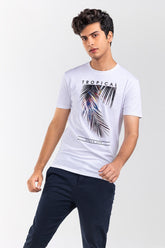 White Fashion T-Shirt JGP-URB-D269-01