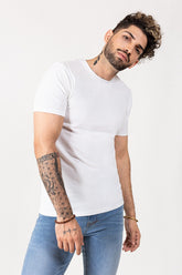 White Cotton T-shirt PK-CN-SIG-D03