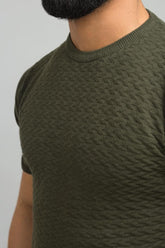 Dark Green Fashion Tee YD-URB-Tee-D05-04