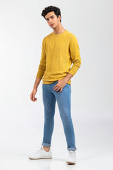 Yellow Fashion Sweater FS-SWT-VPN-FD-449-02
