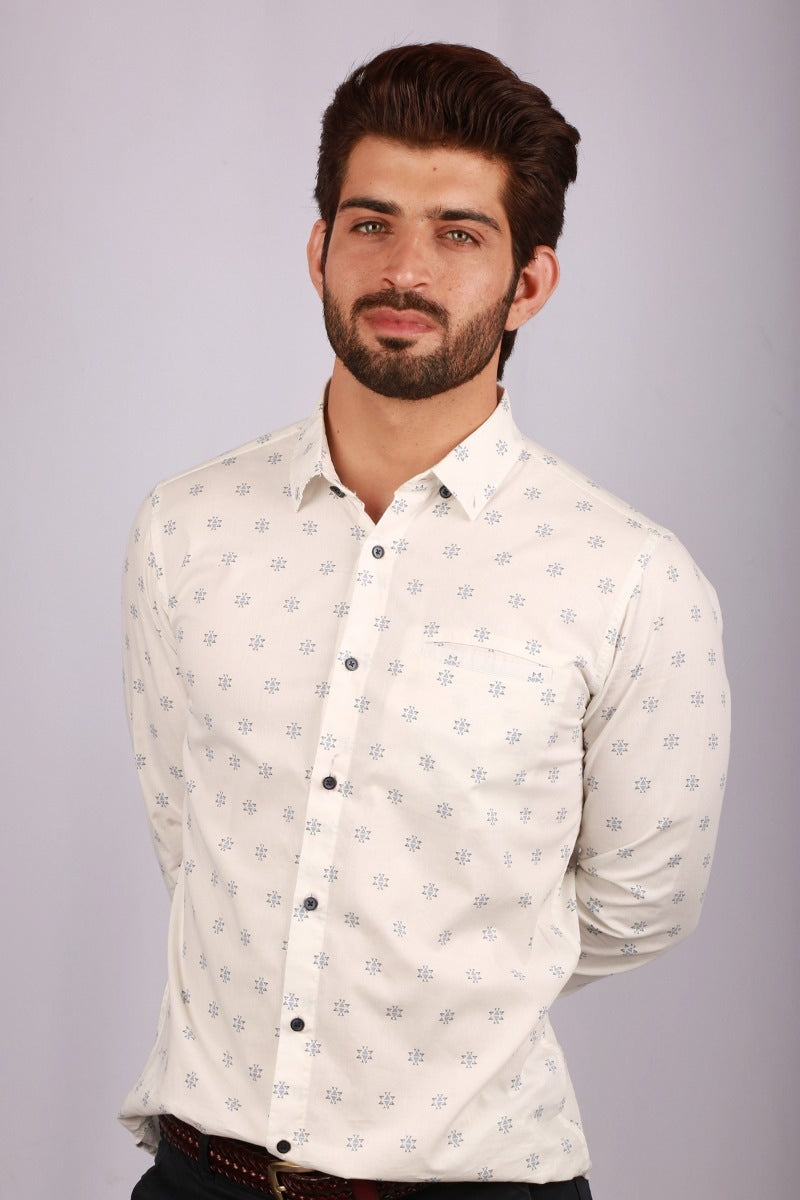 White Casual Shirt CM-YD-2062