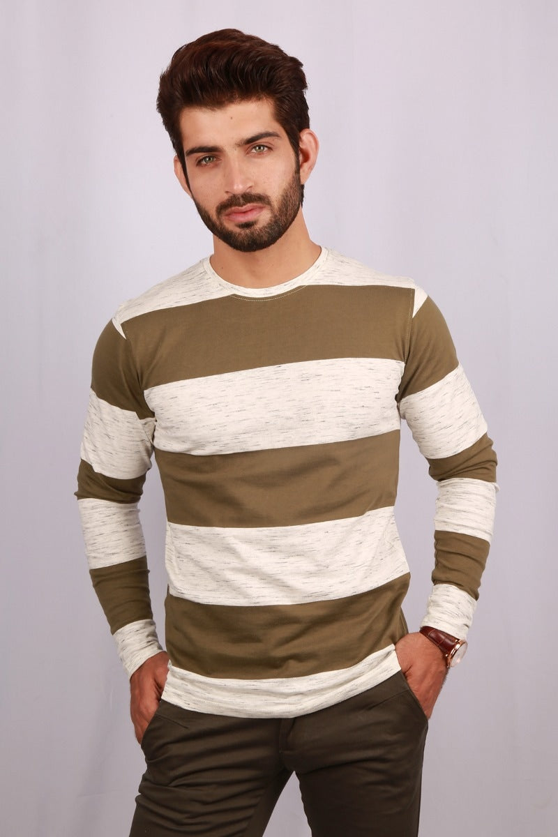 Olive Yarn Dyed T-Shirt FS-YD-TEE-D02-2
