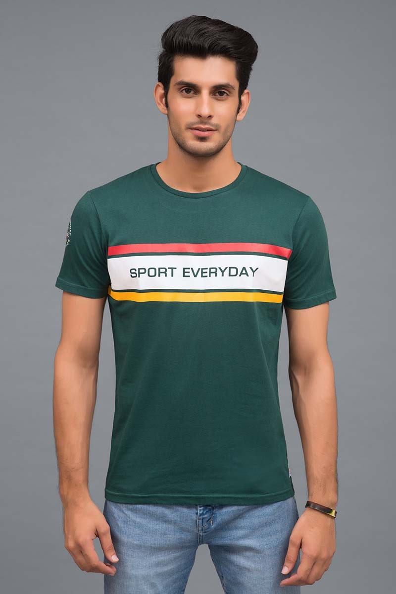 Green Urban Graphic T-Shirt JGP-URB-D64