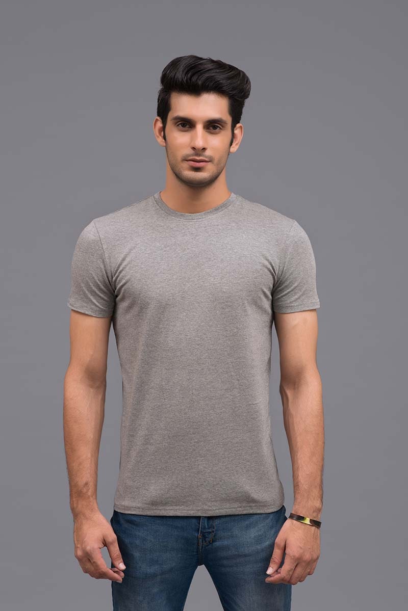 Grey Signature T-Shirt JCN-SIG-D11