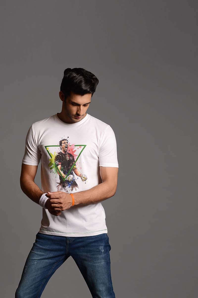White Urban Graphic T-Shirt JGP-URB-D84