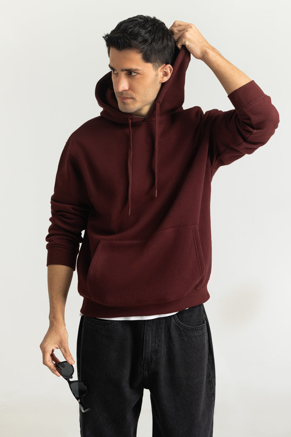 Loose Fit Pullover Hoodie