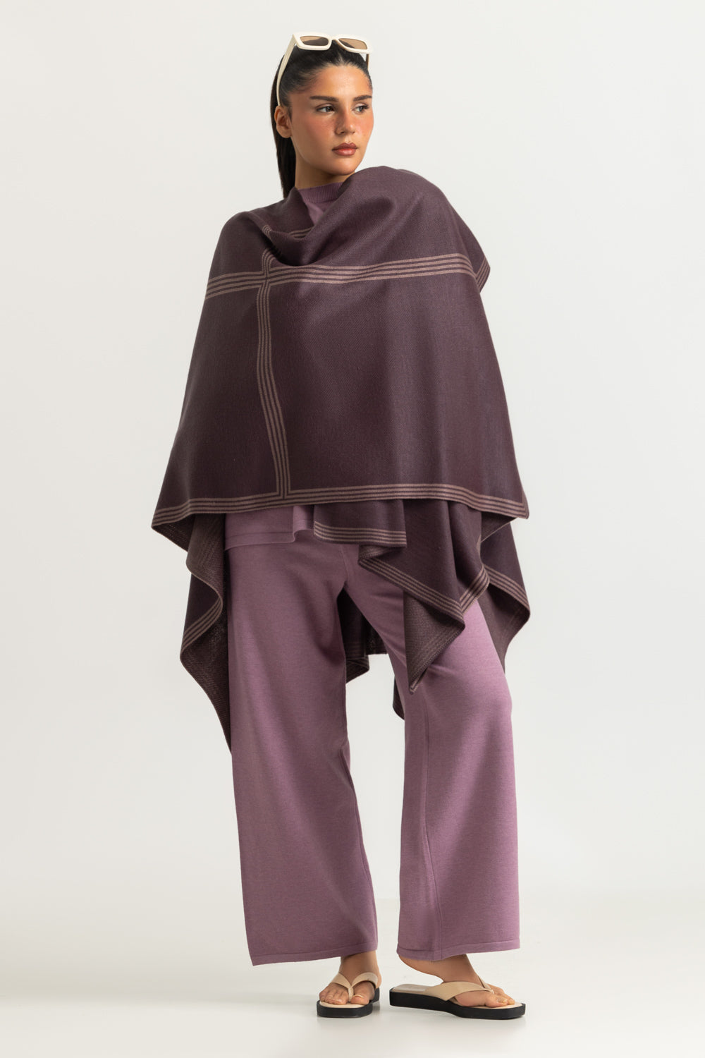 Regular Fit Cape Shawl