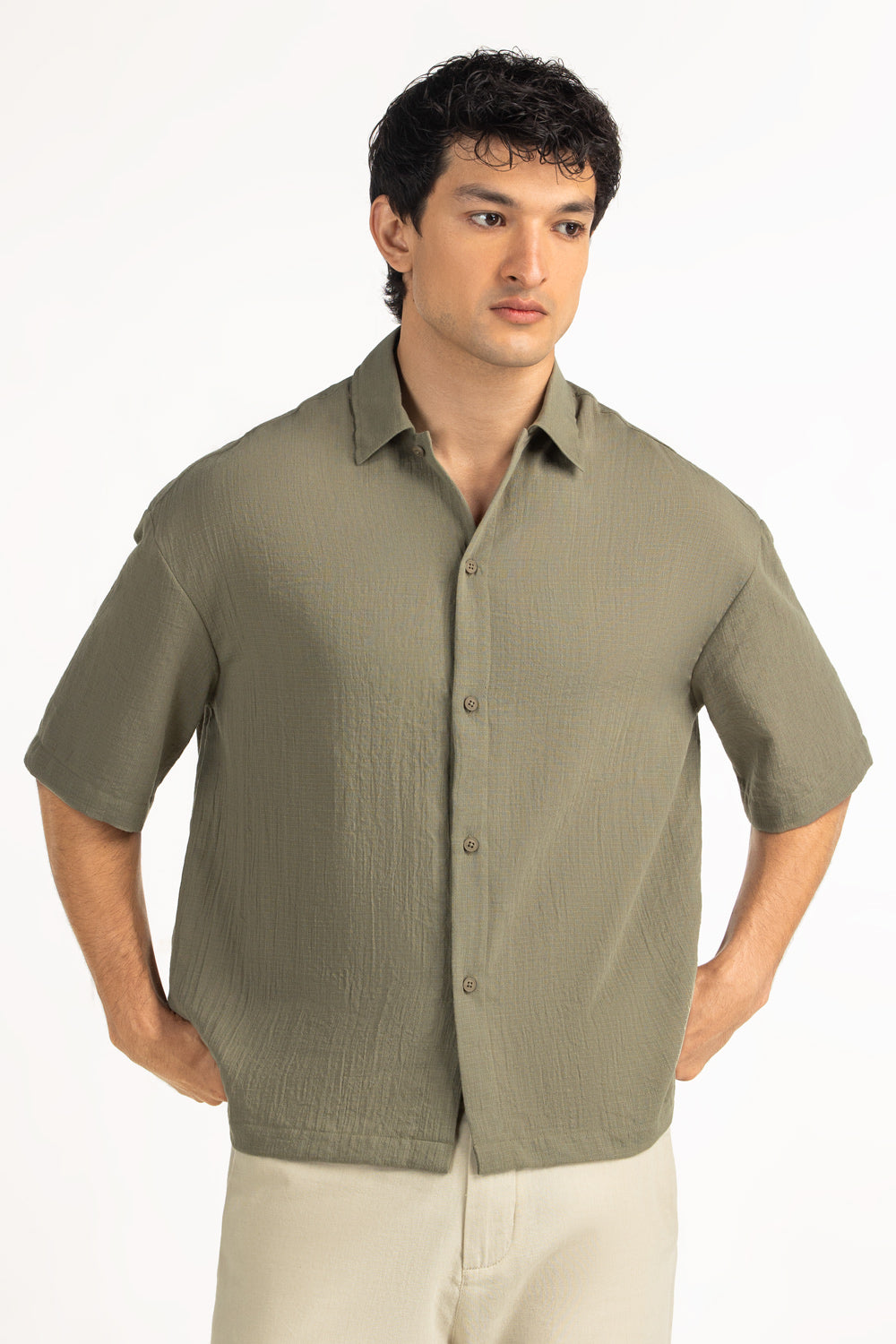 Regular Fit Casual Shirts MN-CS-SS26-035