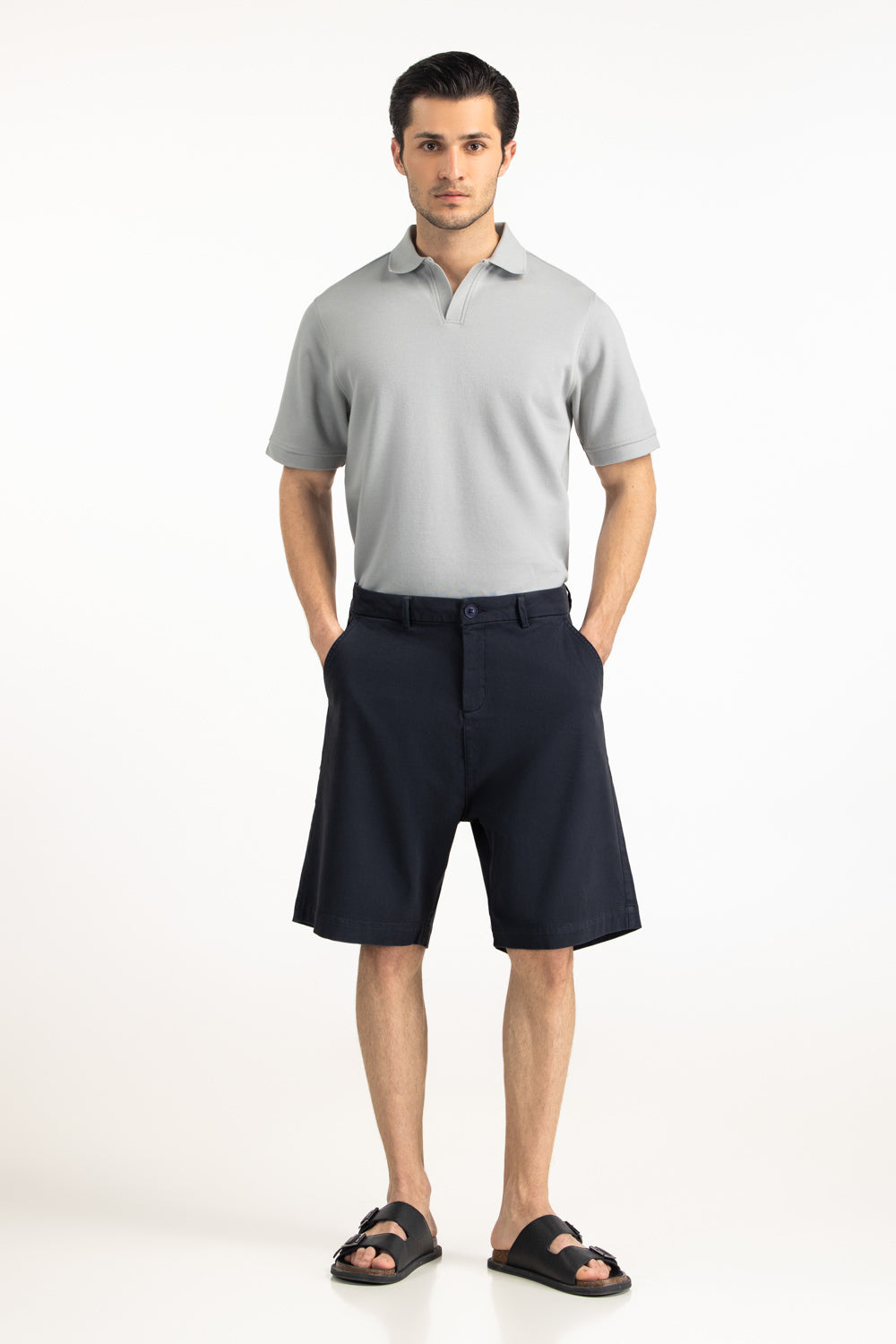 Straight Fit Shorts MN-SHT-SS26-001 A