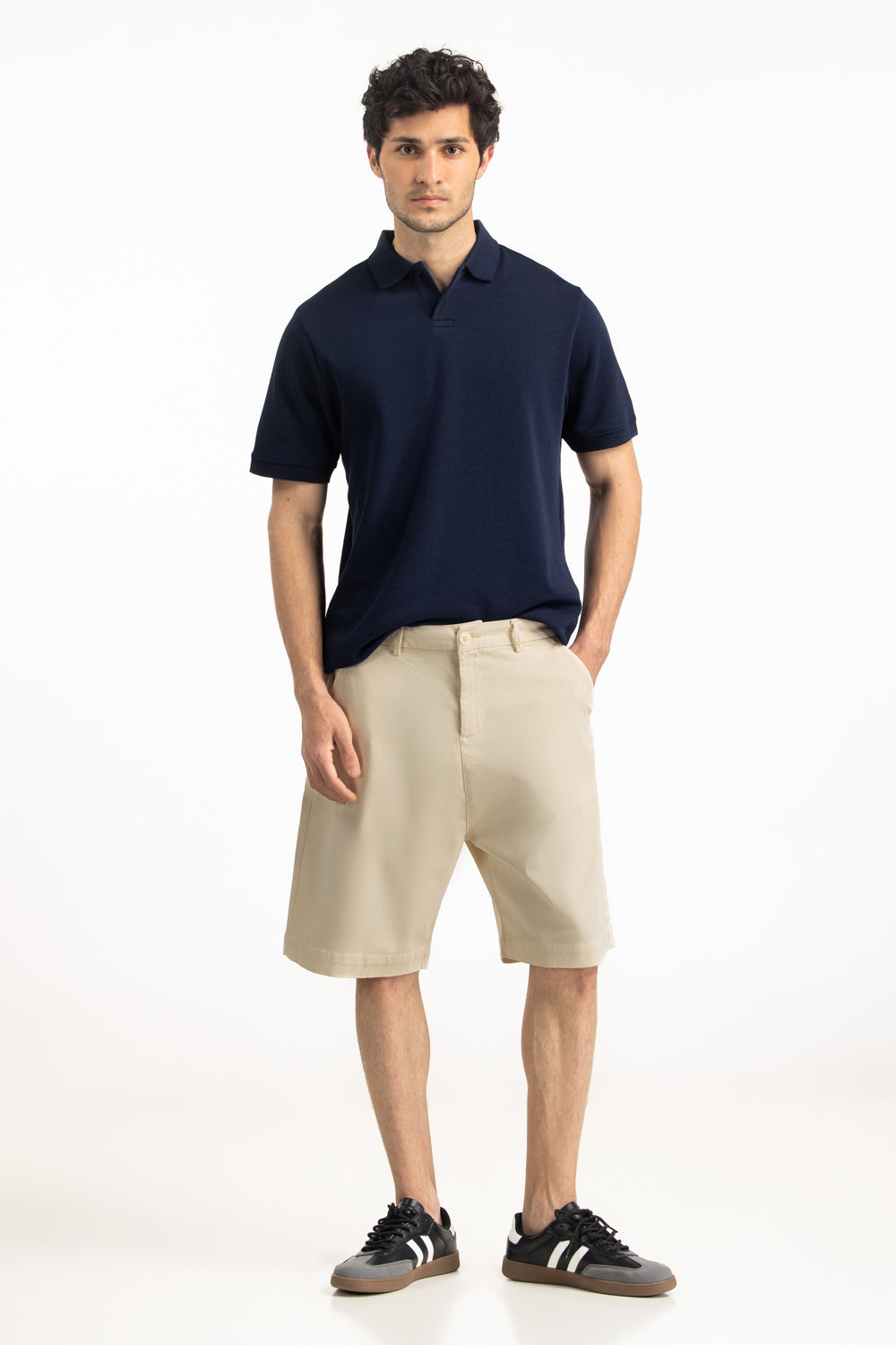 Straight Fit Shorts MN-SHT-SS26-001 C