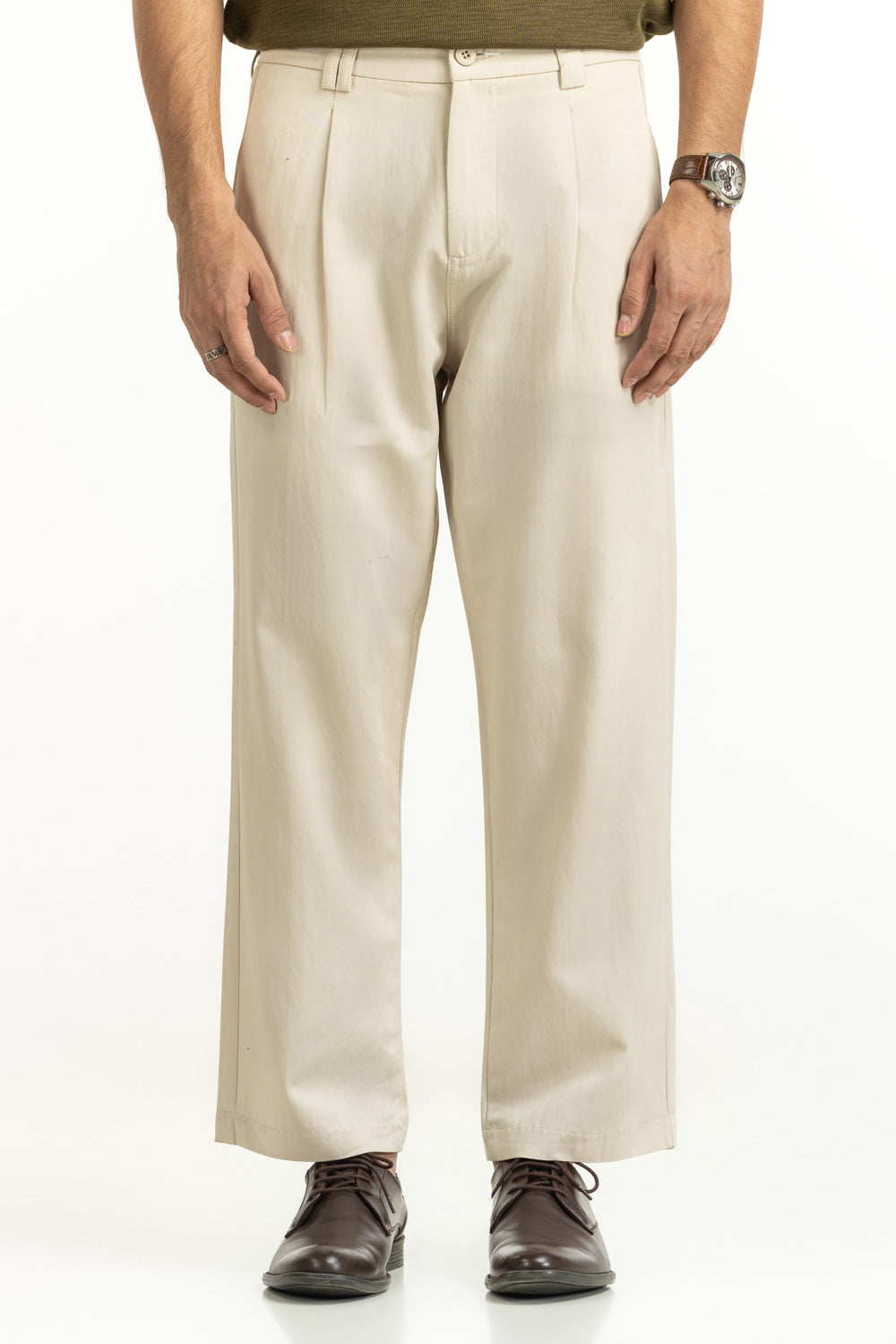 Straight Fit Trousers MN-TRC-WS25-001 B