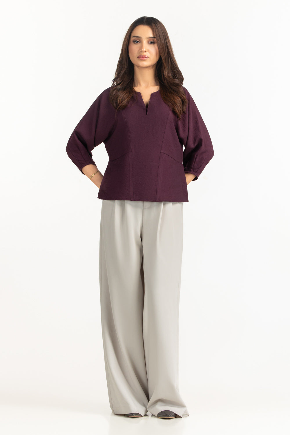 Regular Fit Blouse WM-BLS-SS26-RA02