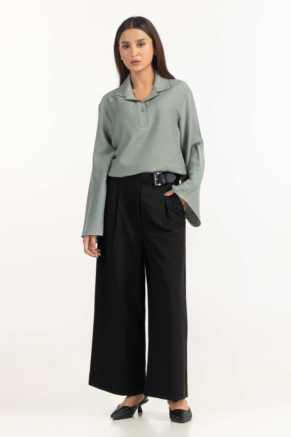 Regular Fit Blouse WM-BLS-SS26-ED01